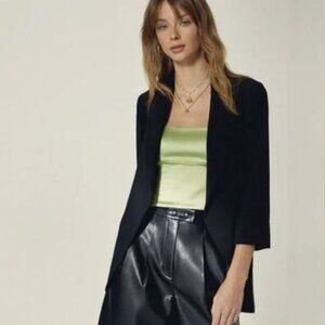 Aritzia Wilfred Chevalier Open-Front Blazer Jacket NWOT!